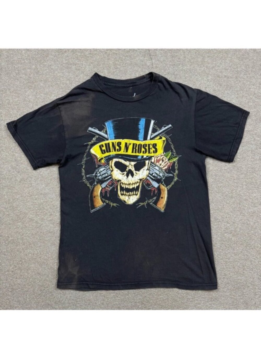 Guns Roses T Shirt Mens Size S Black Short Sleeve Bravado